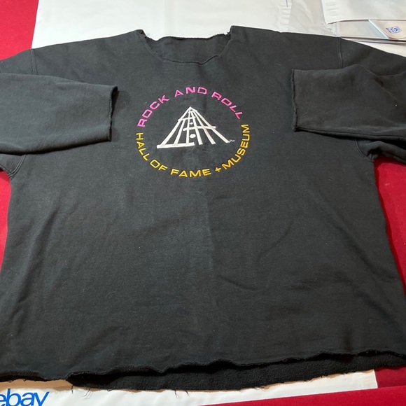 Rock and Roll Hall Of Fame black Sweatshirt Pullover mens 2x 3x round neck MUSIC - Picture 3 of 13